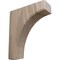 Ekena Millwork 3 1/2"W x 10"D x 12"H Clarksville Bracket, Walnut BKTW04X10X12CVWA - alternate 1